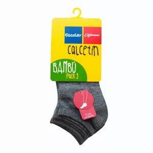 CALCETIN TOBILLO BAMBU PACK 3 CAFFARENA