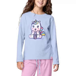 PIJAMA INVIERNO ALGODÓN NIÑA C2 TOP