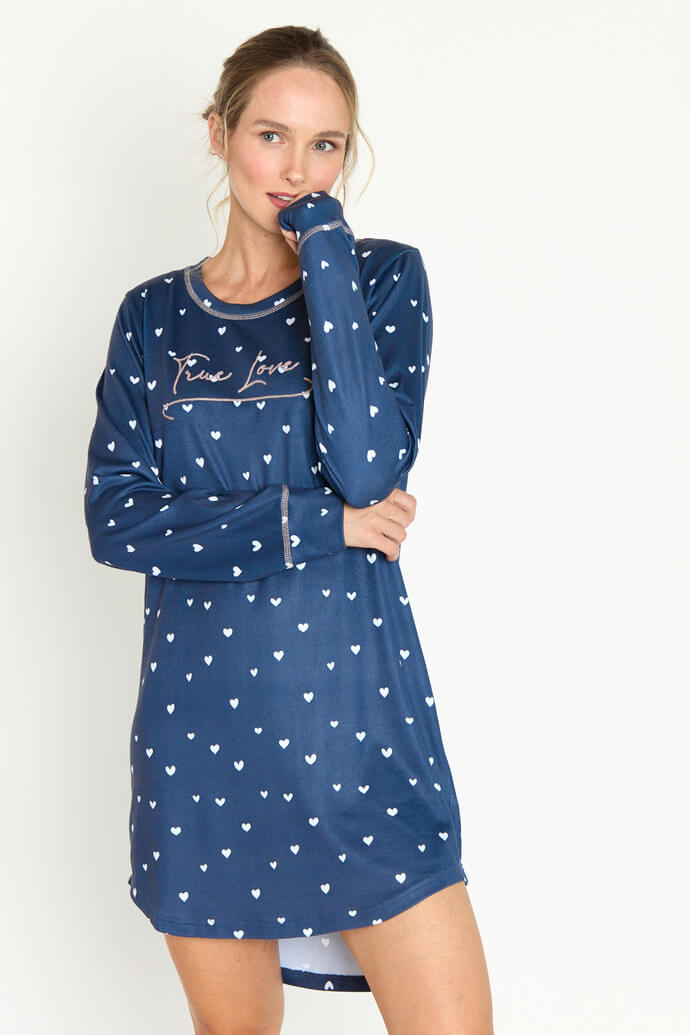 Camisa Capri Azul Barbizon