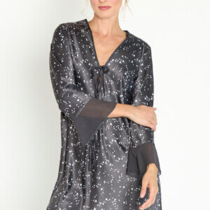 Camisola Sesgo Charcoal Estampado