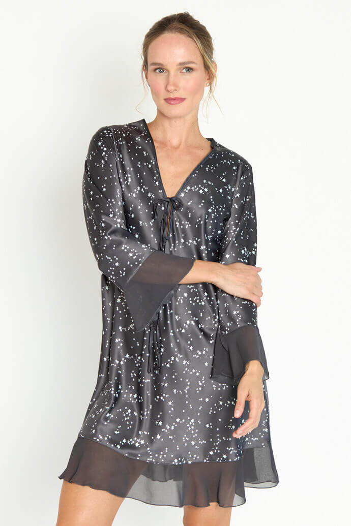 Camisola Sesgo Charcoal Estampado