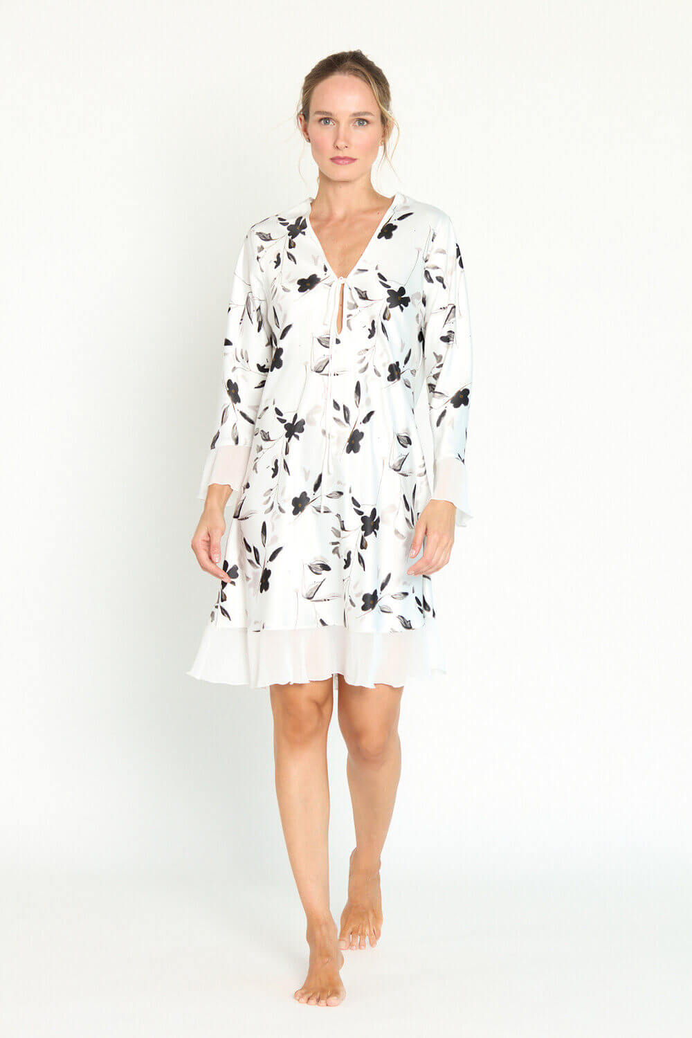 Camisola Sesgo Ivory de satén