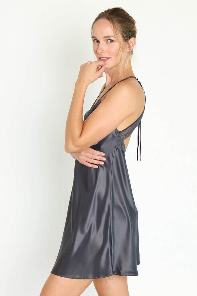 Mini Rita Lace Charcoal